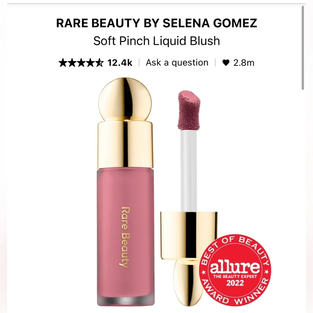 RARE BEAUTY BY SELENA GOMEZ Soft Pinch Liquid Blush. New With Tags.